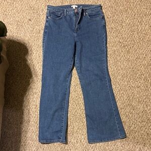 LC Lauren Conrad Flare Jeans in Blue